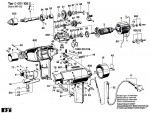 Bosch 0 601 105 003  Drill 220 V / Eu Spare Parts